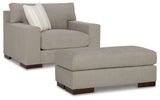 Maggie 2-Piece Chair and Ottoman (Oversized Chair, Ottoman)