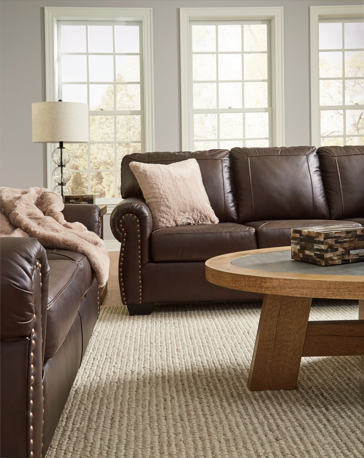 Colleton 2-Piece Sofa and Loveseat (Sofa, Loveseat)
