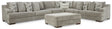 Bayless 5-Piece Sectional with Ottoman (Armless Chair, Left-Arm Facing Sofa, Right-Arm Facing Sofa, Wedge, Oversized Accent Ottoman)