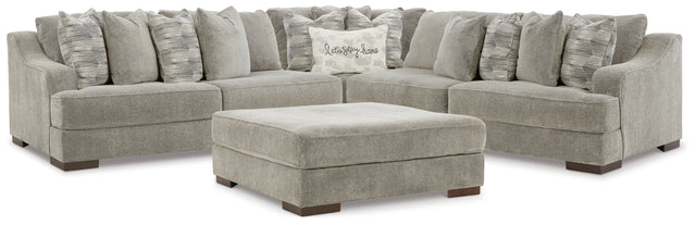 Bayless 4-Piece Sectional with Ottoman (Left-Arm Facing Sofa, Right-Arm Facing Sofa, Wedge, Oversized Accent Ottoman)