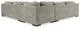 Bayless 4-Piece Sectional with Ottoman (Left-Arm Facing Sofa, Right-Arm Facing Sofa, Wedge, Oversized Accent Ottoman)