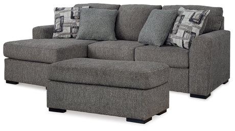 Gardiner 2-Piece Sofa Chaise with Ottoman (Sofa Chaise, Ottoman)