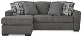 Gardiner Sofa Chaise and Ottoman