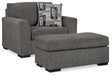 Gardiner 2-Piece Chair and Ottoman (Oversized Chair, Ottoman)