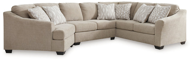 Brogan Bay 3-Piece Sectional with Cuddler (Sectional Orientation: Left Arm Facing)