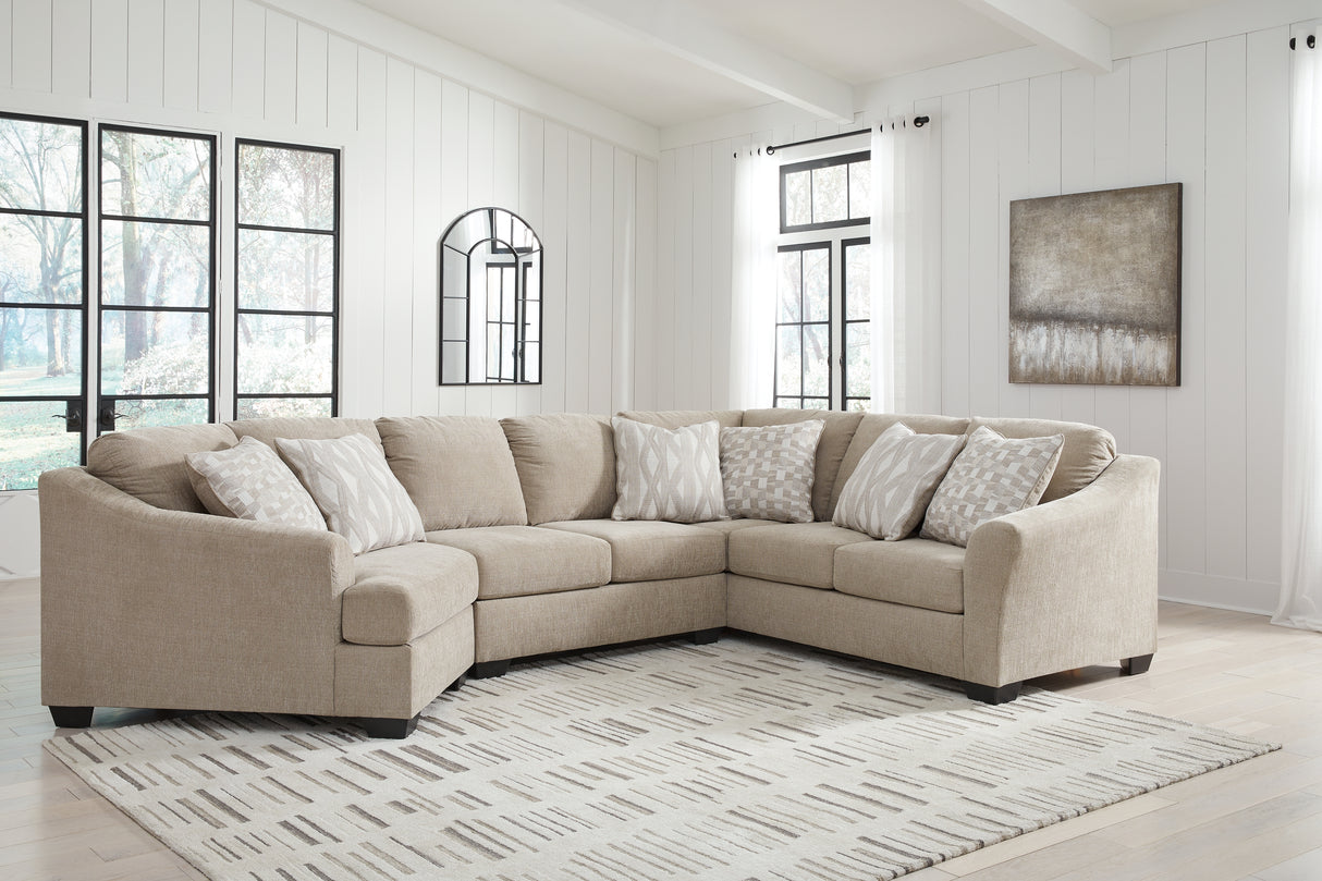 Brogan Bay 3-Piece Sectional with Cuddler (Sectional Orientation: Left Arm Facing)