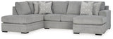 Casselbury 3-Piece Sectional with Ottoman (Right-Arm Facing Sofa Chaise, Left-Arm Facing Corner Chaise, Ottoman With Storage)