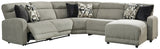 Colleyville 5-Piece Power Reclining Sectional (Configuration: 5-Piece (Colleyville Armless Power Recliner, Colleyville Armless Chair, Colleyville Left-Arm Facing Power Recliner, Colleyville Right-Arm Facing Power Recliner, Colleyville Wedge))