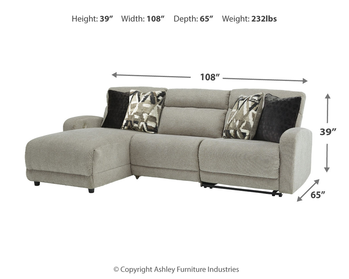 Colleyville 3-Piece Power Reclining Sectional with Chaise (Sectional Orientation: Left Arm Facing)