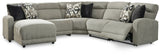 Colleyville 5-Piece Power Reclining Sectional with Chaise (Sectional Orientation: Left Arm Facing)