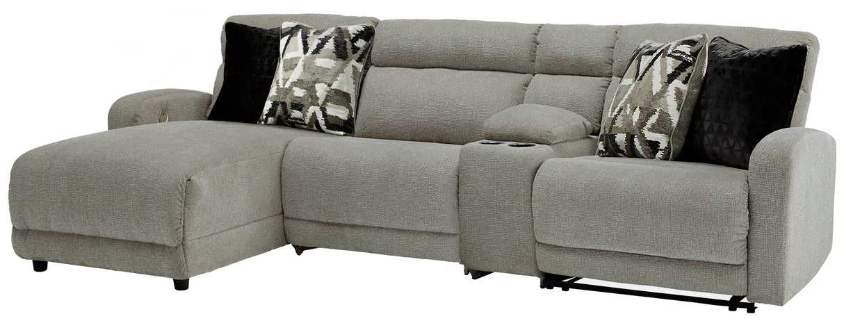 Colleyville 4-Piece Power Reclining Sectional with Chaise (Sectional Orientation: Left Arm Facing)
