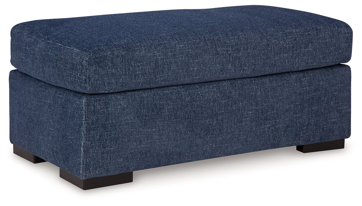 Evansley Ottoman (Color: Navy)
