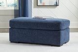 Evansley Ottoman (Color: Navy)