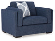 Evansley Oversized Chair (Color: Navy)