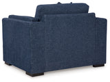 Evansley Oversized Chair (Color: Navy)