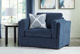 Evansley Oversized Chair (Color: Navy)