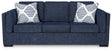 Evansley Sofa (Color: Navy)