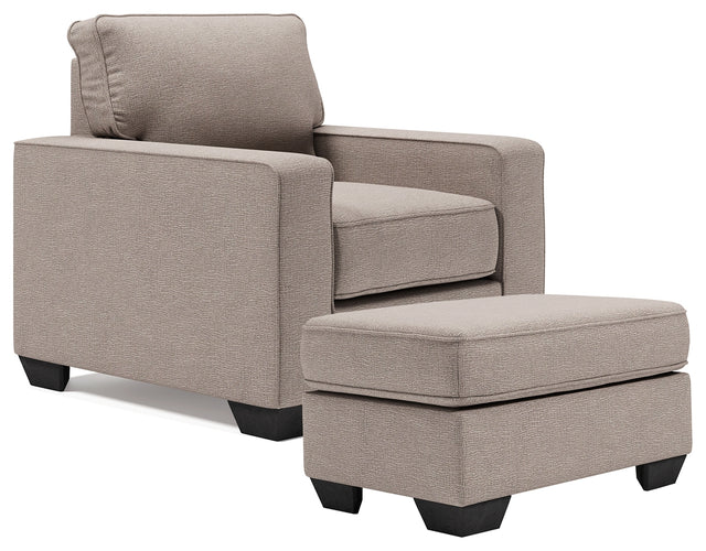 Greaves 2-Piece Chair and Ottoman (Chair, Ottoman)