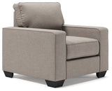 Greaves 3-Piece Sofa Chaise, Chair, and Ottoman (Sofa Chaise, Chair, Ottoman)