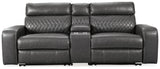 Samperstone 3-Piece Power Reclining Sectional Loveseat (Configuration: 3-Piece (Samperstone Console with Storage, Samperstone Left-Arm Facing Power Recliner, Samperstone Right-Arm Facing Power Recliner))