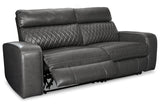 Samperstone 3-Piece Power Reclining Sectional Loveseat (Configuration: 2-Piece (Samperstone Left-Arm Facing Power Recliner, Samperstone Right-Arm Facing Power Recliner))