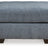 Marleton Oversized Accent Ottoman (Color: Denim)