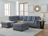 Marleton 3-Piece Sectional with Ottoman (Left-Arm Facing Corner Chaise, Right-Arm Facing Sofa, Oversized Accent Ottoman)