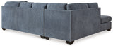 Marleton 2-Piece Sectional with Chaise (Color: Denim, Sectional Orientation: Left Arm Facing)