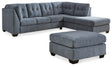Marleton 3-Piece Sectional with Ottoman (Right-Arm Facing Corner Chaise, Left-Arm Facing Sofa, Oversized Accent Ottoman)