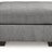 Marleton Oversized Accent Ottoman (Color: Gray)