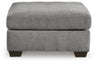 Marleton Oversized Accent Ottoman (Color: Gray)