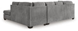 Marleton 3-Piece Sleeper Sectional with Ottoman (Right-Arm Facing Corner Chaise, Left-Arm Facing Full Sofa Sleeper, Oversized Accent Ottoman)