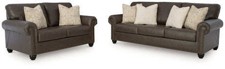 Roxmere 2-Piece Sofa and Loveseat (Sofa, Loveseat)