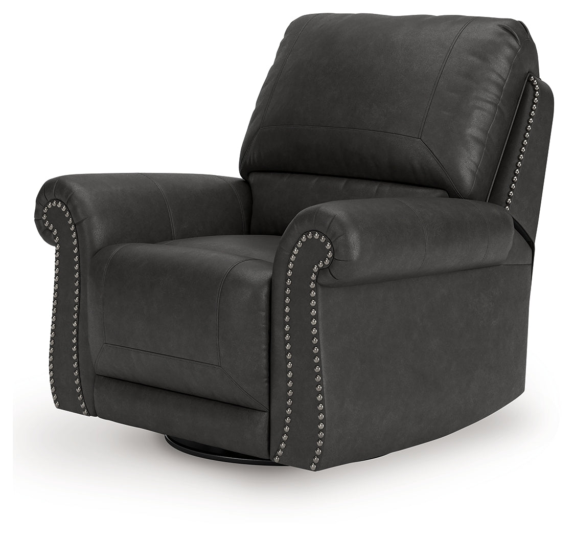 Chasemore Swivel Glider Recliner (Color: Granite)