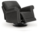 Chasemore Swivel Glider Recliner (Color: Granite)