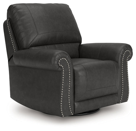 Chasemore Swivel Glider Recliner (Color: Granite)