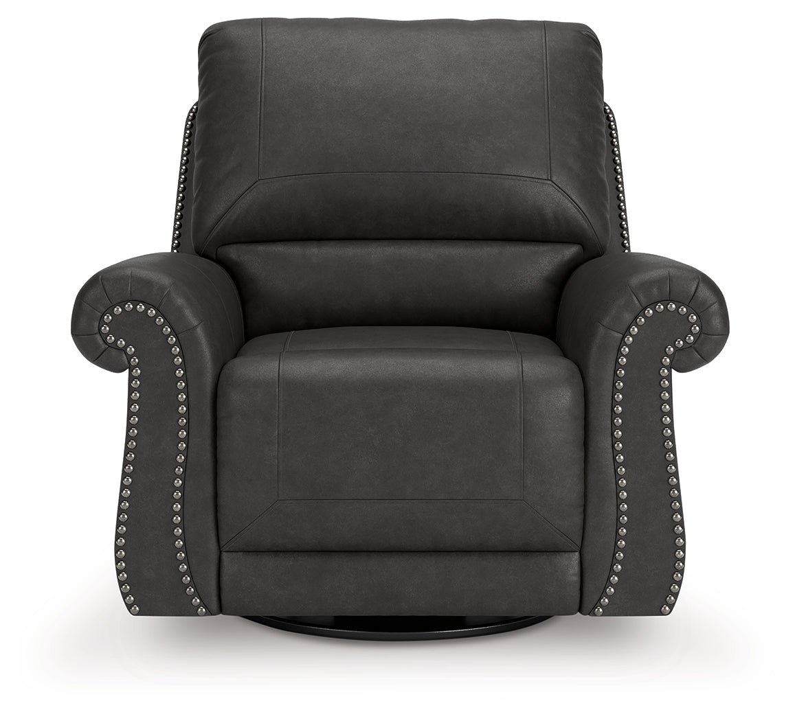 Chasemore Swivel Glider Recliner (Color: Granite)