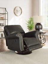 Chasemore Swivel Glider Recliner (Color: Granite)