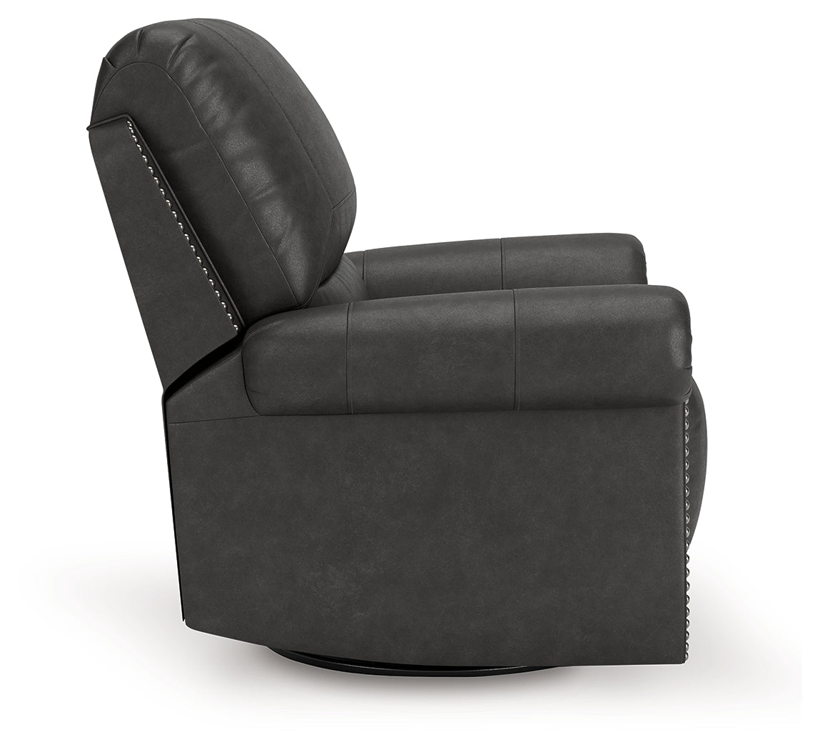 Chasemore Swivel Glider Recliner (Color: Granite)