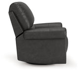 Chasemore Swivel Glider Recliner (Color: Granite)