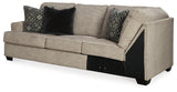 Bovarian 3-Piece Sectional with Ottoman (Ottoman, Left-Arm Facing Sofa with Corner Wedge, Right-Arm Facing Loveseat)