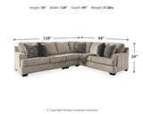 Bovarian 2-Piece Sectional (Configuration: 3-Piece (Bovarian Armless Chair, Bovarian Right-Arm Facing Sofa with Corner Wedge, Bovarian Left-Arm Facing Loveseat))