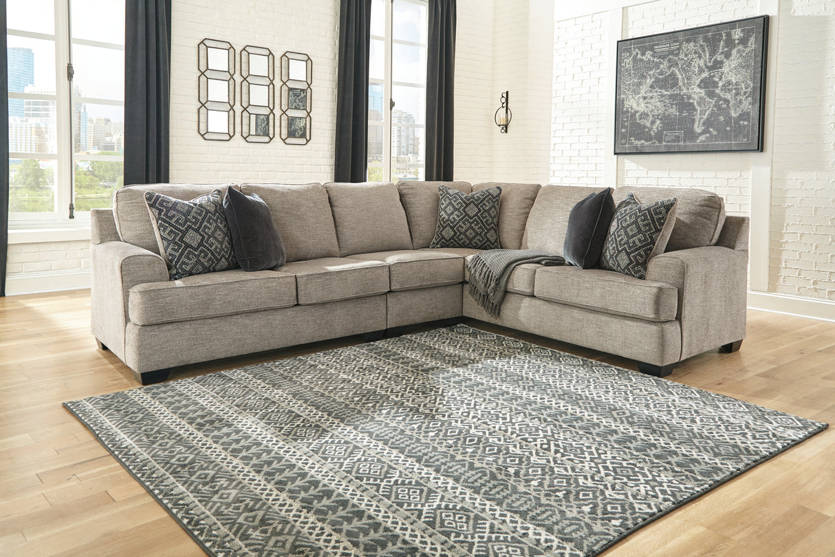Bovarian 2-Piece Sectional (Configuration: 3-Piece (Bovarian Armless Chair, Bovarian Right-Arm Facing Sofa with Corner Wedge, Bovarian Left-Arm Facing Loveseat))