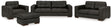 Luigi 4-Piece Sofa, Loveseat, Chair and Ottoman (Sofa, Loveseat, Oversized Chair, Ottoman)