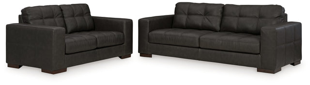 Luigi 2-Piece Sofa and Loveseat (Sofa, Loveseat)