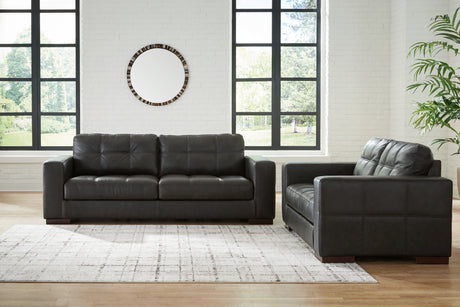 Luigi 2-Piece Sofa and Loveseat (Sofa, Loveseat)