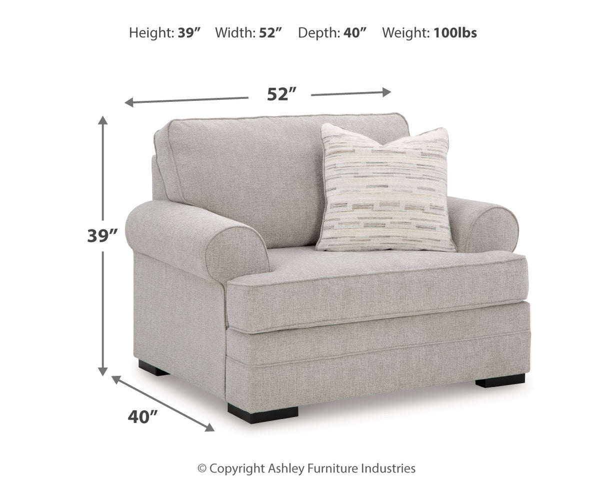 Eastonbridge 3-Piece Sofa Chaise, Chair, and Ottoman (Sofa Chaise, Oversized Chair, Ottoman)