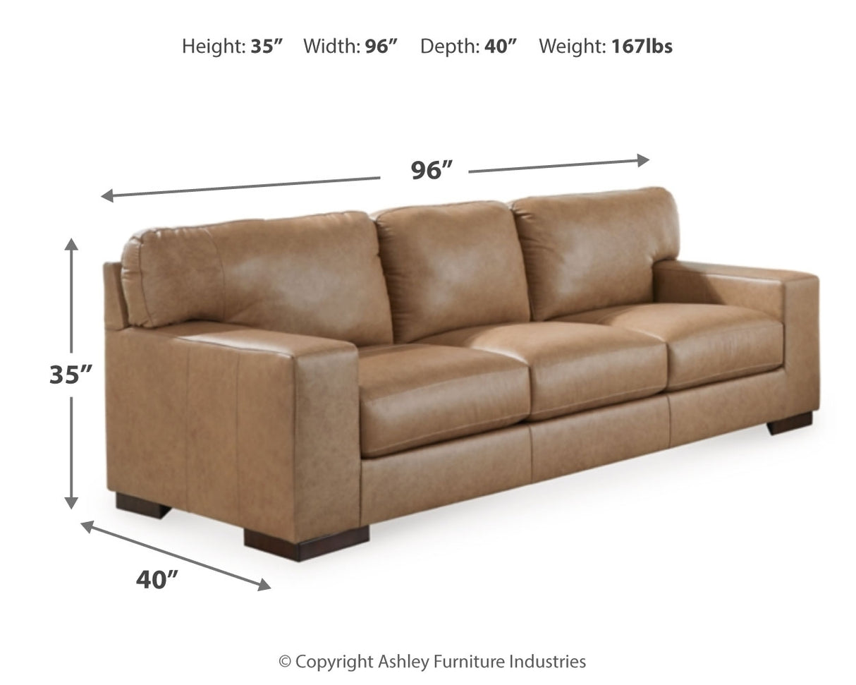 Lombardia 4-Piece Sofa, Loveseat, Chair and Ottoman (Sofa, Loveseat, Oversized Chair, Ottoman)