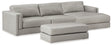 Amiata 2-Piece Sectional with Chaise and Ottoman