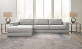 Amiata 3-Piece Sectional with Ottoman (Left-Arm Facing Corner Chaise, Right-Arm Facing Sofa, Oversized Accent Ottoman)